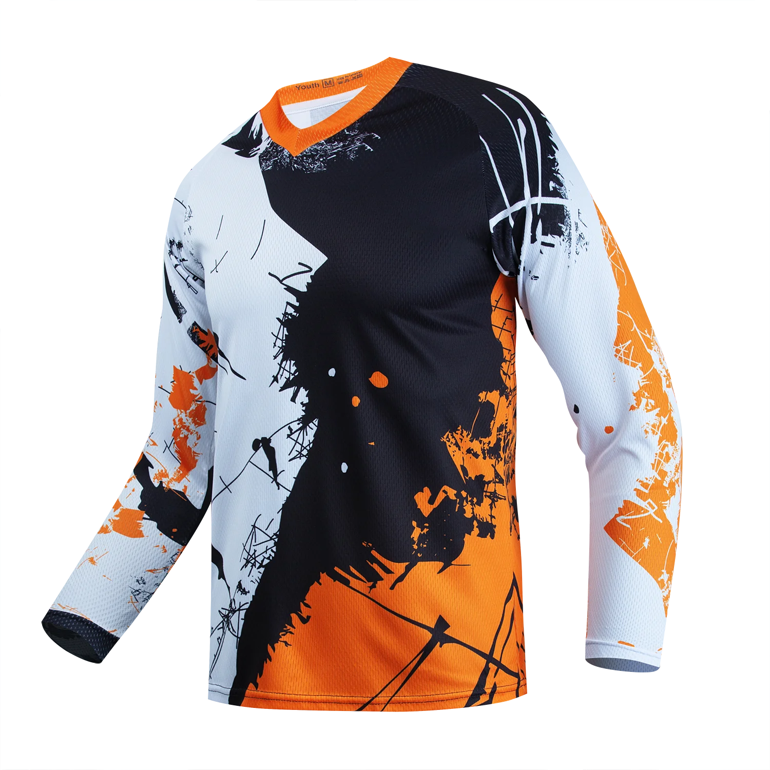 Cycling - เสื้อเจอร์ซีย์มอเตอร์ครอสสำหรับผู้ชาย, เสื้อสำหรับรถวิบากและ BMX ออฟโรด MTB, เสื้อแข่งเอ็นดูโร่