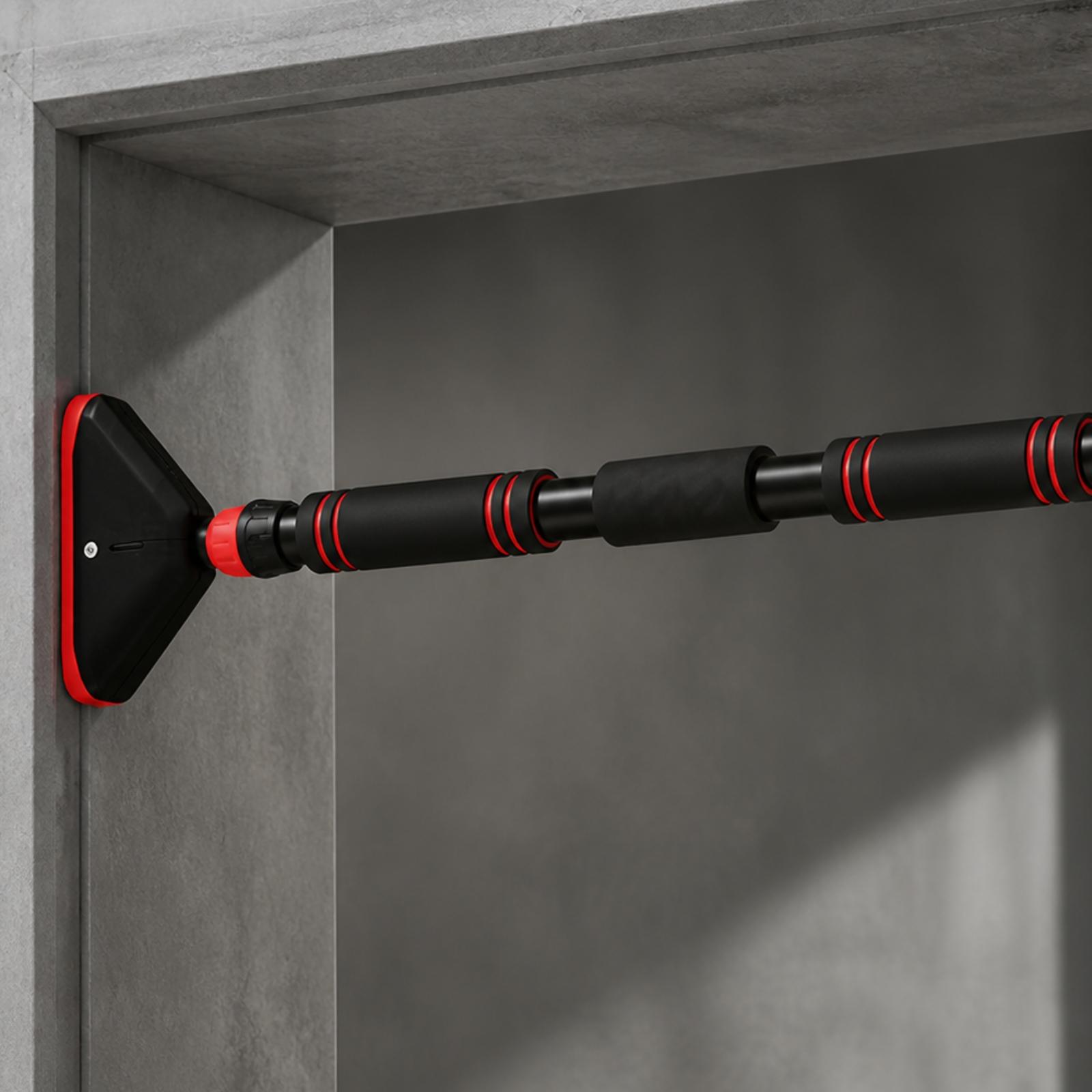 Door Pull Up Bar No Screw - ราวดึงข้อศอกแบบไม่ต้องใช้สกรู ปรับระดับได้ ทำจากท่อเหล็ก อุปกรณ์ออกกำลังกายที่บ้าน สำหรับฝึกความแข็งแรงด้วยการดึงข้อศอกที่บ้าน