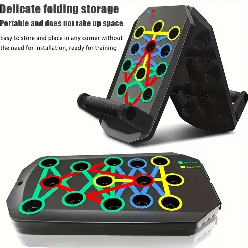 อุปกรณ์ฝึกกล้ามเนื้อแบบพับได้ส - Push Up Board Foldable Multi Function บทวิจารณ์และราคา