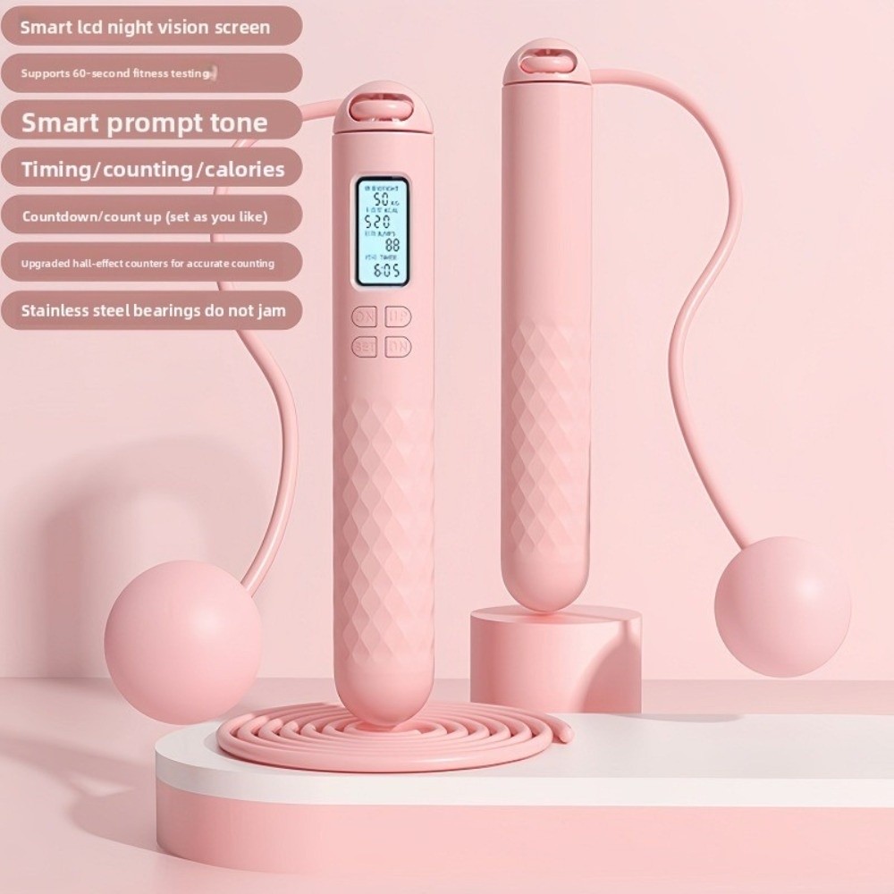 เชือกกระโดดไร้สายพร้อมตัวนับน้ - Smart Jump Rope Digital Counter บทวิจารณ์และราคา