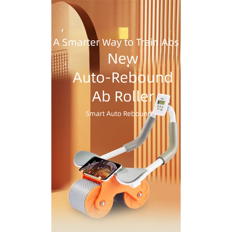 ล้อบริหารหน้าท้องแบบเด้งกลับอั - Ab Roller Wheel With Elbow Support บทวิจารณ์และราคา