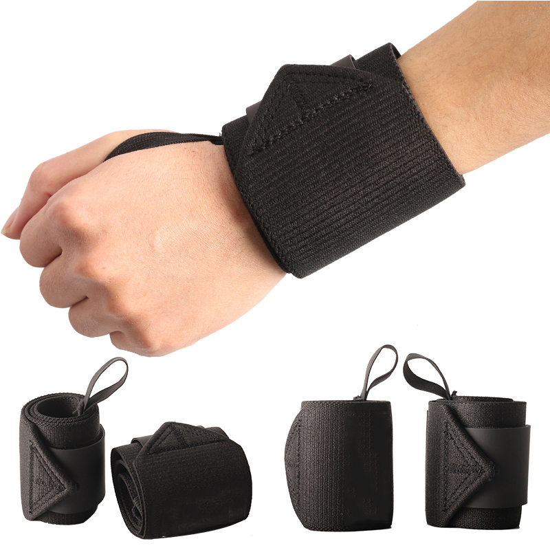 สายรัดข้อมือแบบแข็งเสริมแผ่นรอ - Wrist Wraps Weightlifting Support บทวิจารณ์และราคา