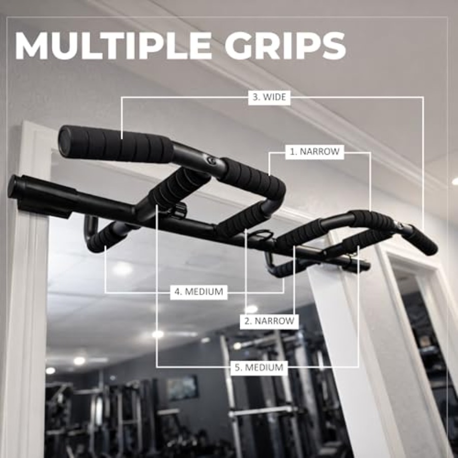 ชุดบาร์โหนติดประตูพร้อมสายรัดแ - Door Pull Up Bar No Screw บทวิจารณ์และราคา