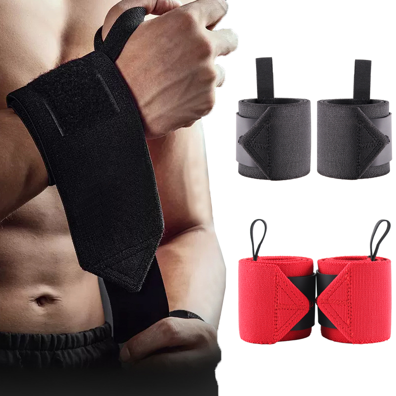 สายรัดข้อมือแบบแข็ง2ขนาดสายรัด - Wrist Wraps Weightlifting Support บทวิจารณ์และราคา